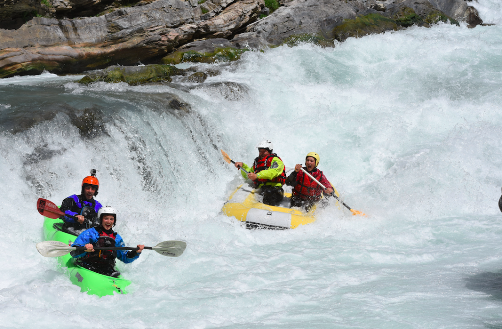 Triple chute sur le Guil